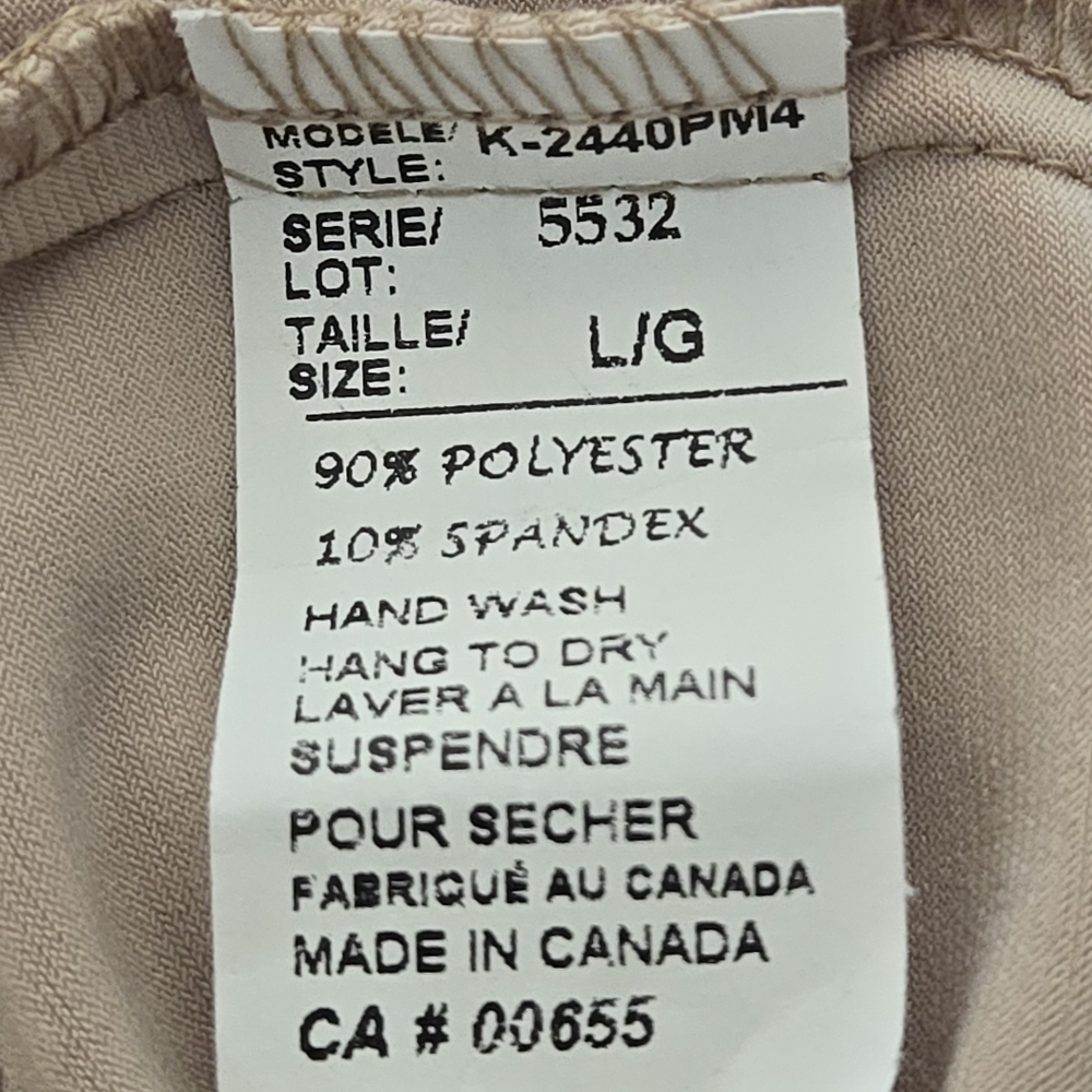 Reitmans L Tank Top Y2K Minimalist Neutral Layering Cami Made in Canada Vintage - Picture 9 of 9